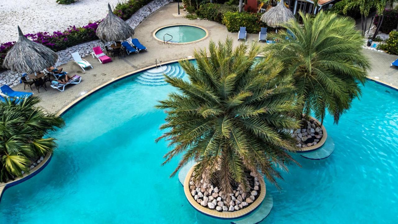 Modern Appartement Op Resort Seru-Coral 4 Pers 2 Slpk Met Een Groot Zwembad Willemstad Exterior photo
